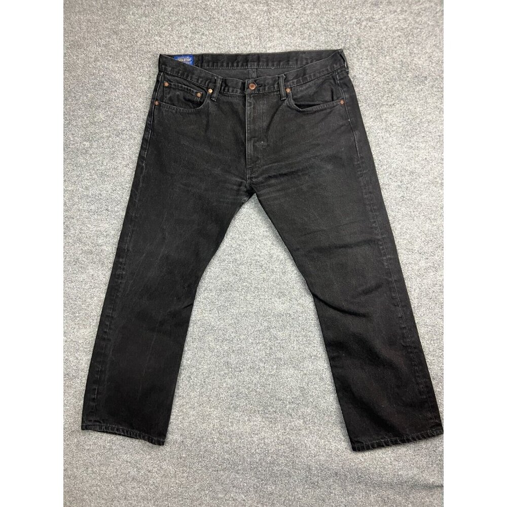 Pendleton Jeans Men's W40 x L30 Black Denim Relaxed Fit Straight‎ Leg